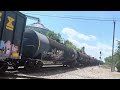 Railfanning on 5/7/24 (ft. An army tank on L225)