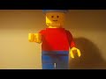 LEGO Up-Scaled Minifigure Stop motion build
