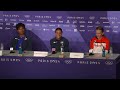 SYDNEY MCLAUGHLIN-LEVRONE AFTER 50.37 WORLD RECORD TO WIN GOLD, FEMKE BOL BRONZE | PRESS CONFERENCE