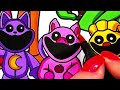 Poppy Playtime Chapter 3 Coloring Pages / How To Color Monsters Smiling Critters  / NCS Music