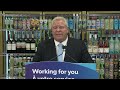 Doug Ford announced plans for beer in convenience stores