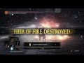 Dark Souls 3 - I let Champion Gundyr hit me so he would feel safe...