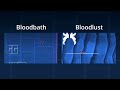Bloodbath layout vs Bloodlust layout | Geometry Dash