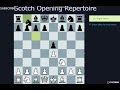 Scotch Opening Repertoire! (Simple) Please subscribe to support the channel!