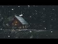 🏕️ Moody Cabin Ambience ☃️ 5 Hours snow and rain sounds