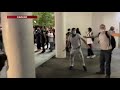 Protesters protect Miami CVS from people trying to break in and do damage