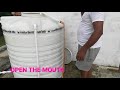 How to clean WATER TANK WITHOUT entering inside  ???