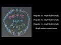 People Before Profit (learn and sing along)