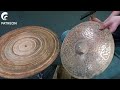 Dave Collingwood hand-hammers a Hi-Hat cymbal blank in 15 minutes, time-lapse teaser