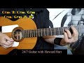 AND I LOVE HER GUITAR LESSON - How To Play And I Love Her By The Beatles