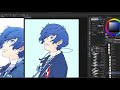 Persona 3 Speedart | Clip Studio Paint