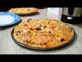 How To Cook Pizza with Fried Eggplant #yummy #food #healthy