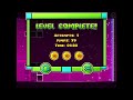 Playing Geometry dash level 1 but fast-forward ￼