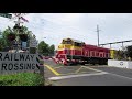 SSR Works Train Through Union Road level crossing