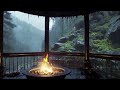Rain Sounds for Sleeping  Have a Deep Sleep with the Pouring Rain in the Forest   Reduce Stress