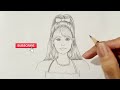 how to draw cute girl step by step / how to draw girl step by step for beginners