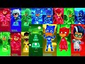PJ Masks All videos MegaMix - Luna Girl 🆚 Night Ninja 🆚 CatBoy 🆚 Owlette 🆚 Gekko 🎶Tiles Hop EDM Rush