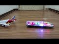 Airbus A380 3D light | RC Car black pulic | Transparent gear train | Caar Toys | Unboxing And Testin