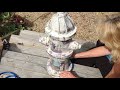 Fire hydrant made with paper mache at: www.Make-Craft-Projects.com