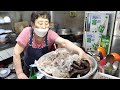Amazing grandma's food! Collection of famous and popular grandmother street food masters