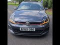 golf gti mk7.5 performance .FOR SALE.. 2019 assac blue  tcr rear diffuser  added and  other upgrades