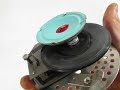 VINTAGE ANTIQUE BABY DOLL TALKING WIND UP TOY MINI RECORD PLAYER VOICE-BOX with SLEEPY EYES 01