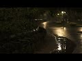 🎧 Soothing Gentle Spring Rain in the Old Park at Night - 10 Hours for Relaxation and Sleep