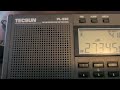 Tescun Pl-330 HF RADIO RECEIVER USING LONG WIRE ANTENNA