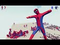 100x SPIDER MAN + GIANT vs 3x EVERY GOD   Totally Accurate Battle Simulator TABS