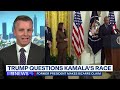 Donald Trump sparks outrage over speaking on Kamala Harris’s ethnicity | 9 News Australia