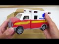 A miniature car that adults love. The ambulance ran beautifully.