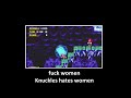 knuckles is not a feminist