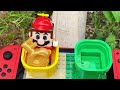 Lego Mario saves Yoshi on Nintendo Switch! #legomario