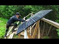 Off Grid Solar System Install for Cold Climates- Start to Finish!  / Ep96 / Outsider Cabin Build