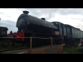 5 West Coast Pipe Band pipers play Amazing Grace to steam Locomotive WD196 and her fireman, Sofie