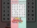 find hidden words 👀 3 hidden words 💖 word puzzle #0709 #quiz