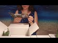 ASMR : unboxing kit de broderie et thés glacés