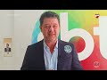 Marcelo Zola, candidato a prefeito de Rio Preto pelo Democracia Cristã, fala com o SBT