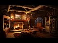 Cozy Hut Ambience - Gentle Night Rain and Relaxing Rain Sounds for Sleep, Study and Meditation