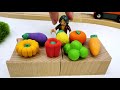 VEGETABLE CHOO CHOO! - Toy Trains Learning videos for kids with Brio Toys. Learn about food