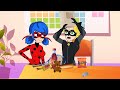 R.I.P BABY CAT NOIR | SAD STORY Lady Bug x Chat Noir | Miraculous Animation