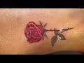 Small color rose Tattoo | 2,5x speed