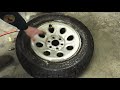 How To STOP SLOW TIRE AIR LEAKS....How To Break a Tire Bead at HOME..DIY!