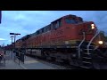 24 Hours on the BNSF Southern Transcon in La Plata, MO - June 22-23, 2018