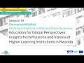 New Voices in Global Education & Learning 2024: Session 1