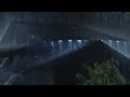 GET OVER INSOMNIA with Heavy Rain & Very Huge Thunder Sounds on Old Roof | Night Rain for Sleeping