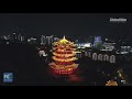 Vlog: Night tour of Wuhan's Yellow Crane Tower