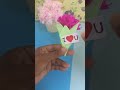 Tissue paper flower / Cute gift idea / Miniature craft / Easy paper craft / how to make💕