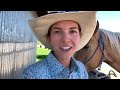 24 YEAR OLD THAT TRAINS HORSES FOR A LIVING (a day in the life, FULL TIME horse trainer)