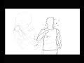 My Process - Pink Floyd - Eclipse - Hand Drawn Roto Scoping  and Straight Forward Animation